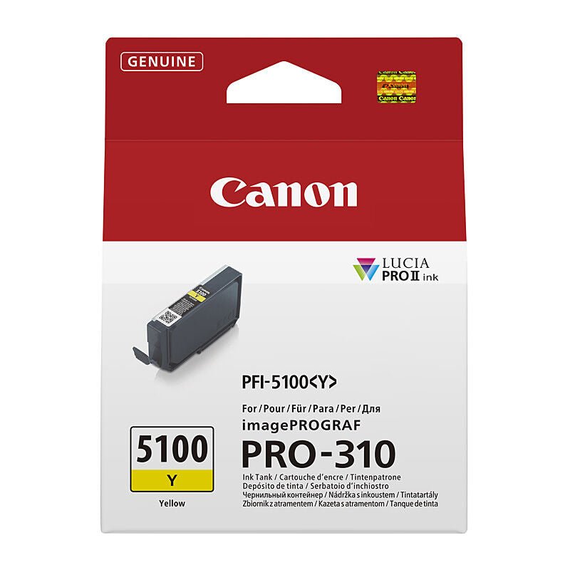 Canon PFI5100 Yellow Ink Cart - Cartridge West