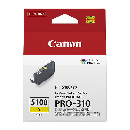 Canon PFI5100 Yellow Ink Cart - Cartridge West