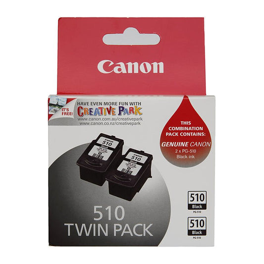 Canon PG510 Blk Ink Twin Pack - Cartridge West