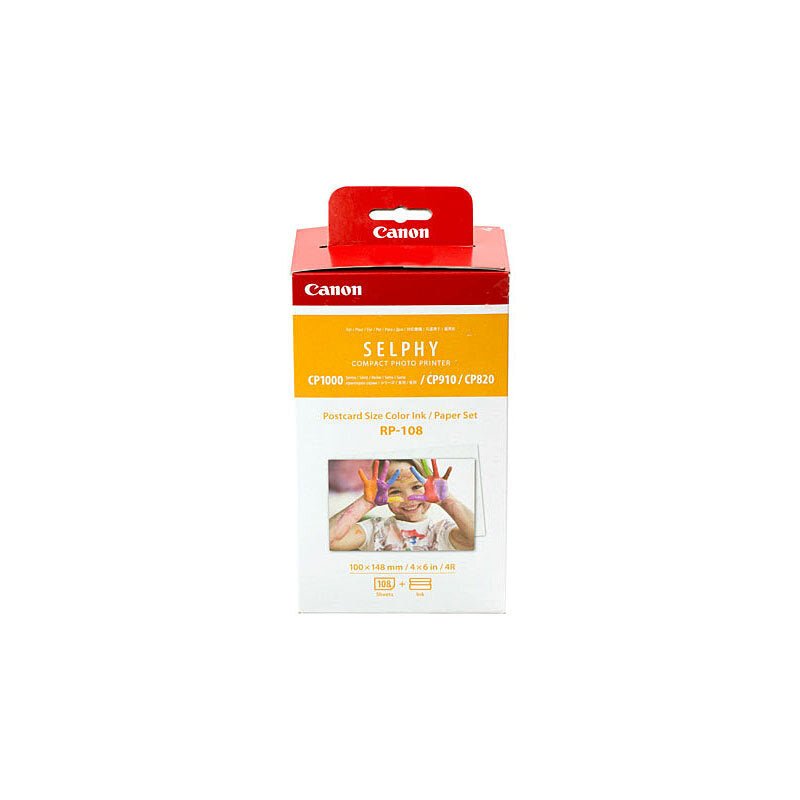 Canon RP - 108 Ink & Paper Pack - 108 Sheets 4x6 Photo Paper & Ink Set - Cartridge West