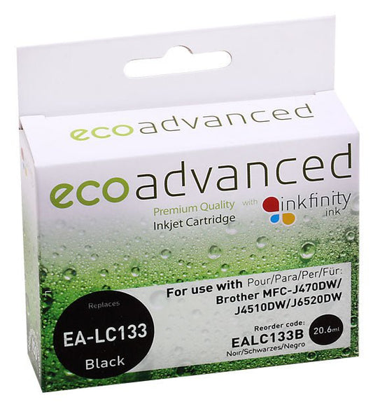 Compatible Brother LC - 133 Black Ink Cartridge - High Yield Ink - Cartridge West