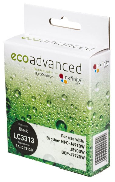 Compatible Brother LC - 3313 Black Ink Cartridge - Standard Yield Ink - Cartridge West