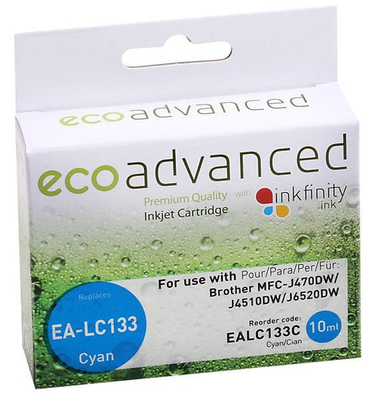 Compatible Brother LC133 Cyan Ink - Cartridge West