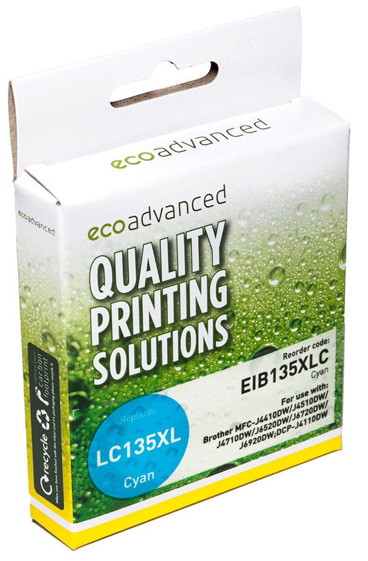 Compatible Brother LC135XL Cyan Ink Cartridge - Cartridge West