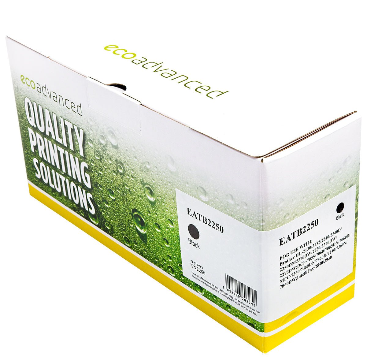 Compatible Brother TN - 2250 Black Toner Cartridge - High Yield Laser Toner - Cartridge West