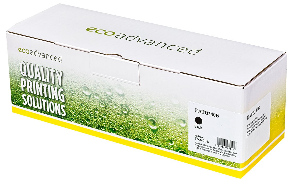 Compatible Brother TN - 240BK Black Toner Cartridge - Standard Yield Color Laser Toner - Cartridge West