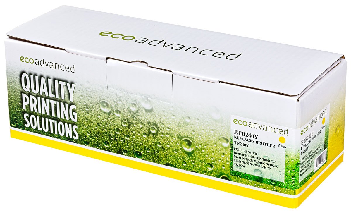 Compatible Brother TN - 240Y Yellow Toner Cartridge - Standard Yield Color Laser Toner - Cartridge West