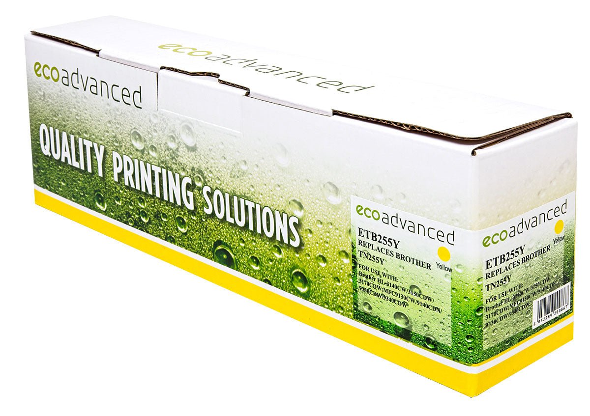 Compatible Brother TN - 255 Yellow Toner Cartridge - High Yield Color Laser Toner - Cartridge West