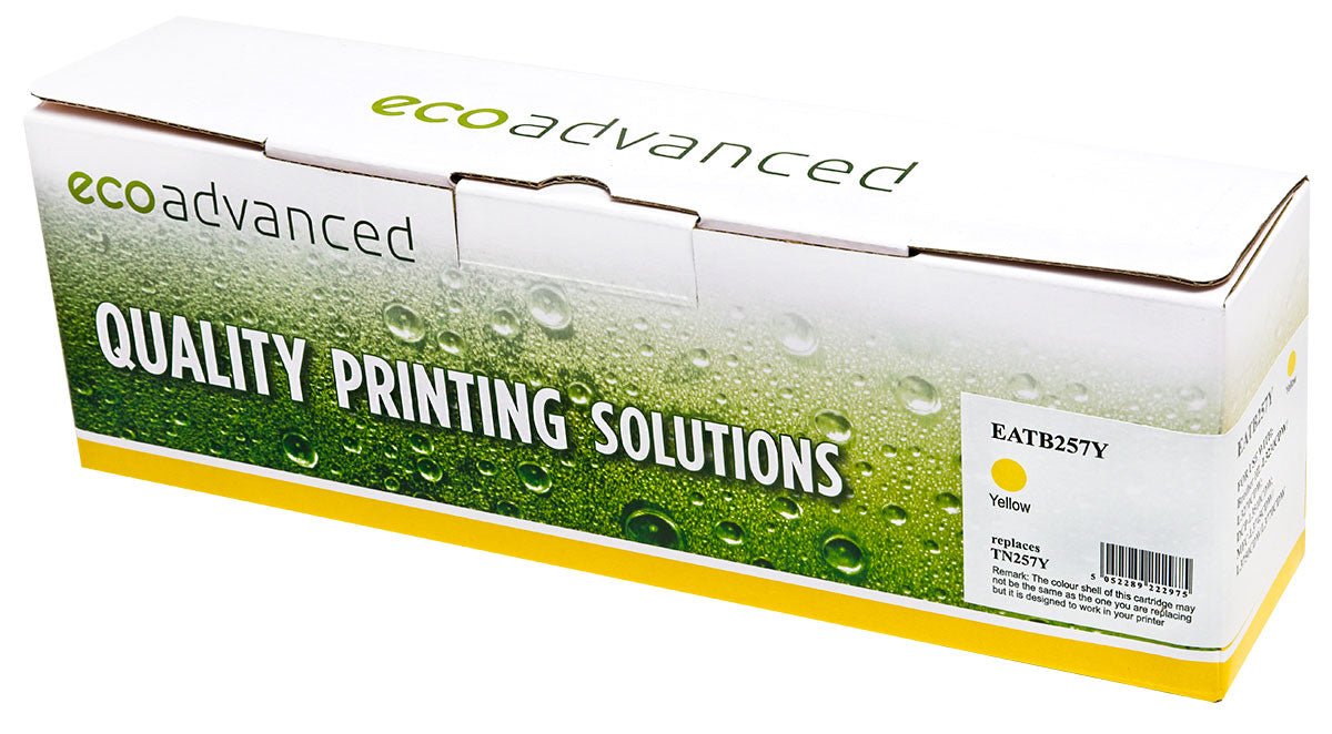 Compatible Brother TN - 257 Yellow Toner Cartridge - High Yield Color Laser Toner - Cartridge West
