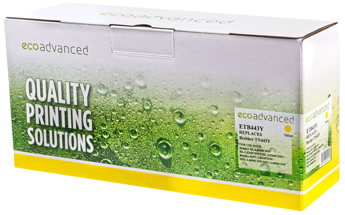 Compatible Brother TN - 443 Yellow Toner Cartridge - High Yield Color Laser Toner - Cartridge West