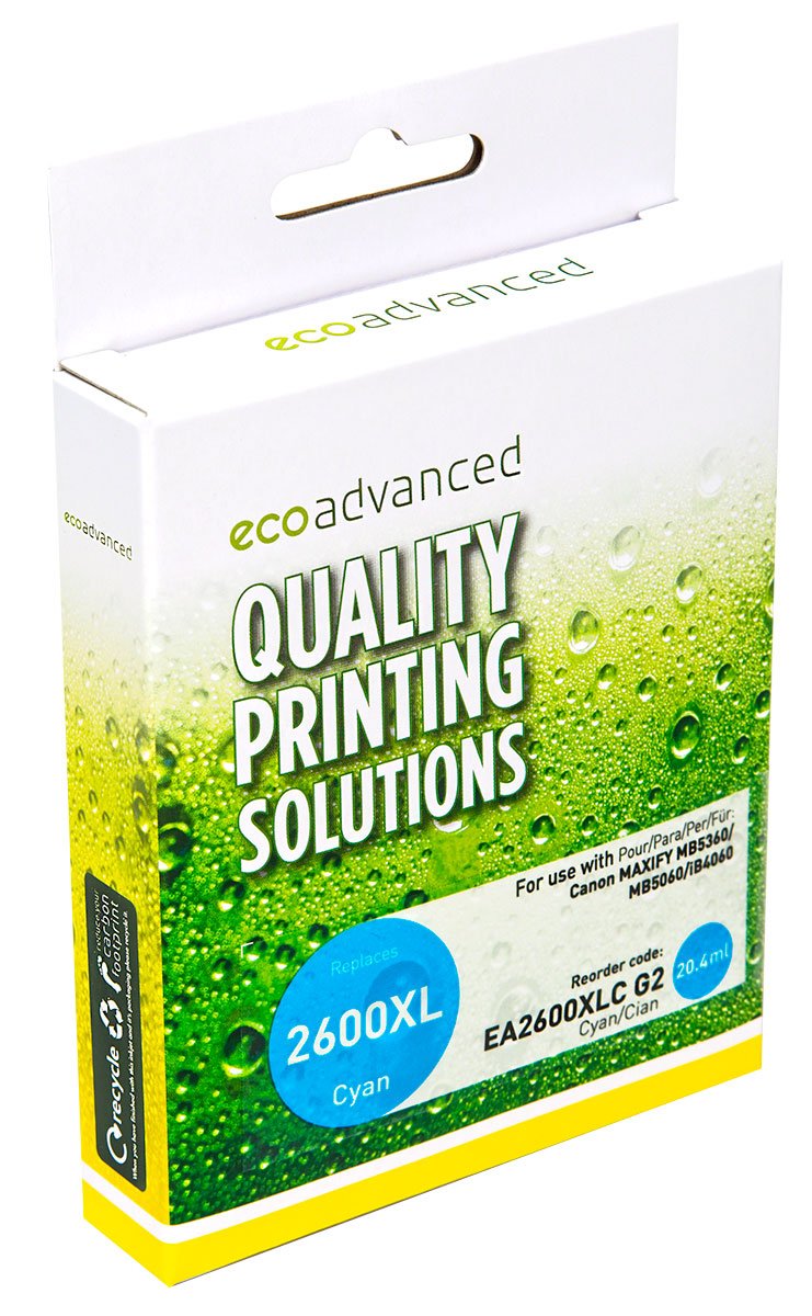 Compatible Canon PGI - 2600XL Cyan Ink Cartridge - High Yield MAXIFY Ink - Cartridge West