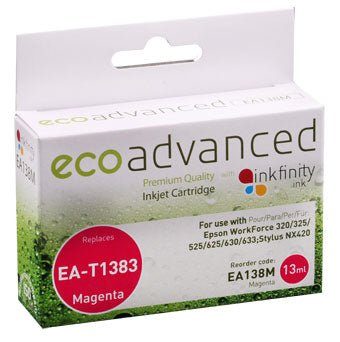 Compatible Epson 138 Magenta Ink Cartridge - Standard Yield Ink - Cartridge West