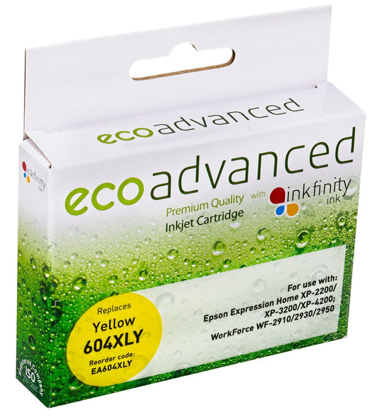 Compatible Epson 604XL Yellow Ink Cartridge - High Yield Expression Ink - Cartridge West