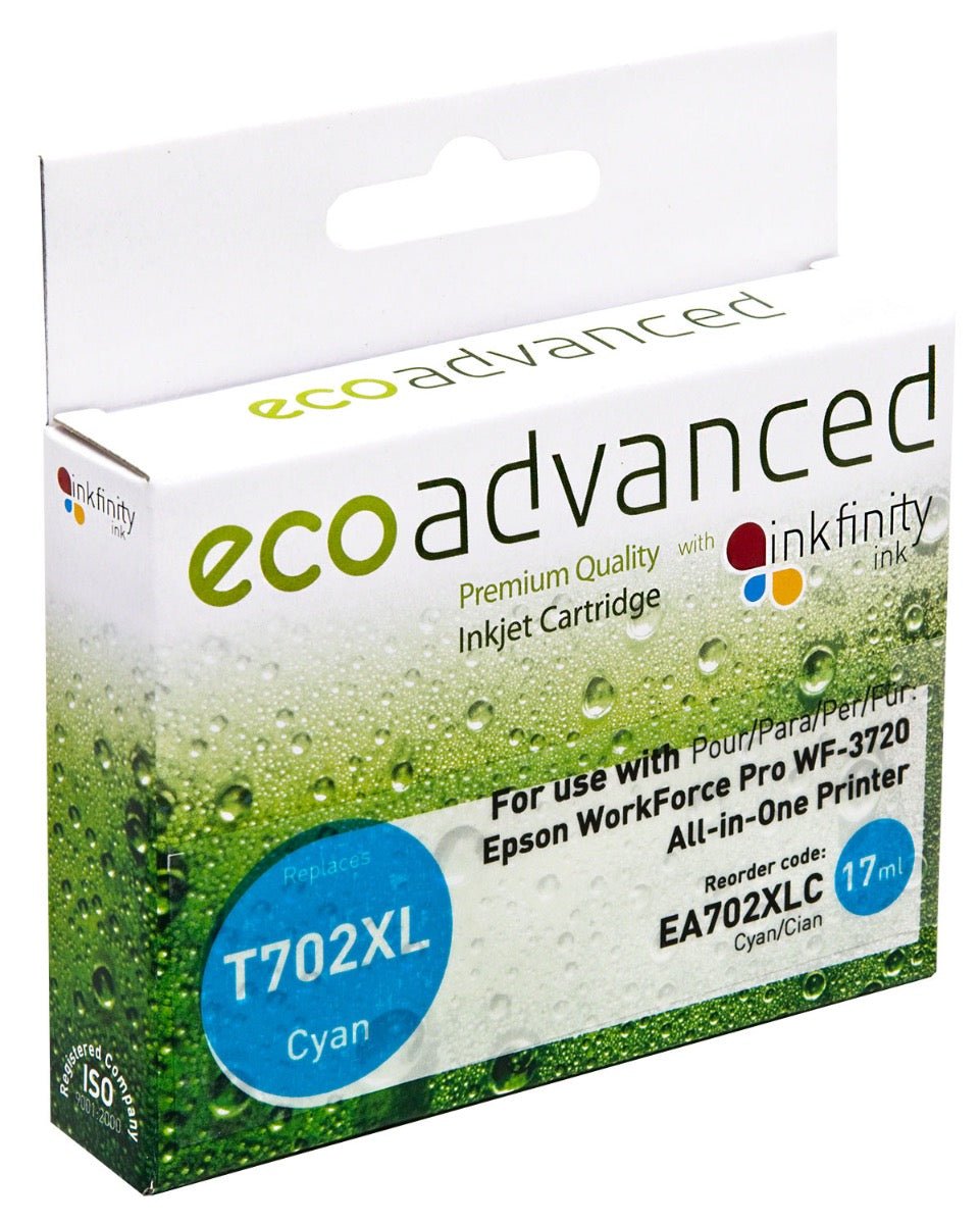 Compatible Epson 702XL Cyan Ink Cartridge - Cartridge West