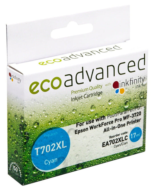 Compatible Epson 702XL Cyan Ink Cartridge - Cartridge West