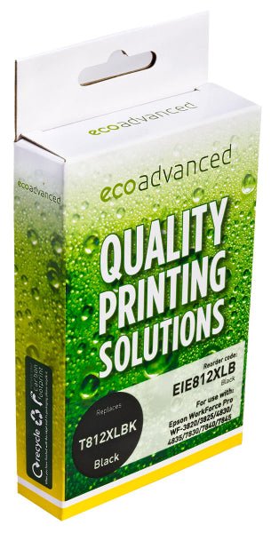 Compatible Epson 812XL Black Ink Cartridge - High Yield WorkForce Ink - Cartridge West