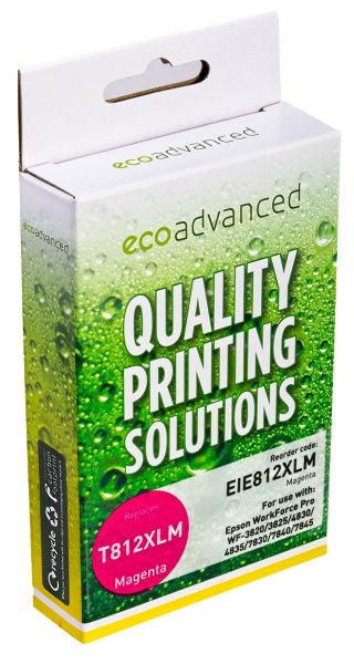 Compatible Epson 812XL Magenta Ink Cartridge - High Yield WorkForce Ink - Cartridge West