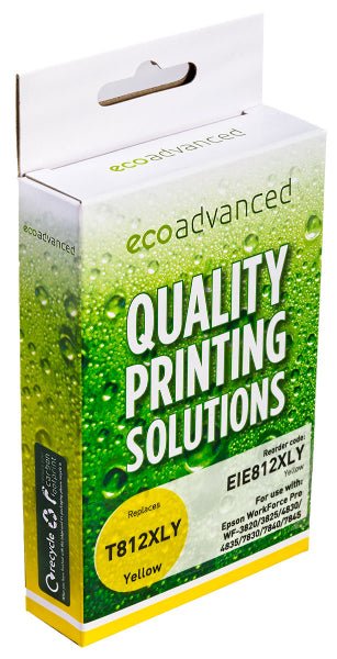 Compatible Epson 812XL Yellow Ink Cartridge - High Yield WorkForce Ink - Cartridge West