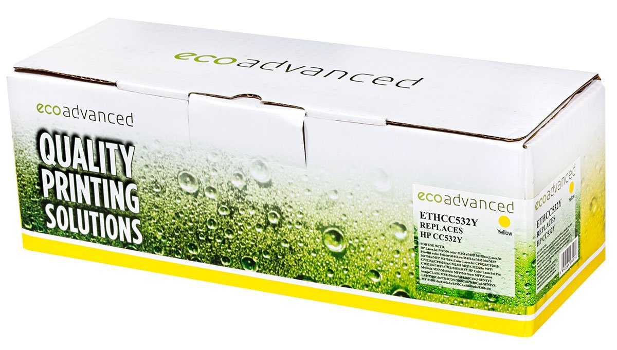 Compatible HP CC532A Yellow Toner - Cartridge West