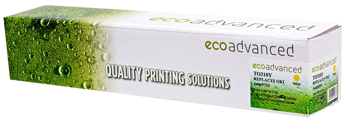 Compatible Oki C310DN Yellow Toner Cartridge - Standard Yield Color Laser Toner - Cartridge West