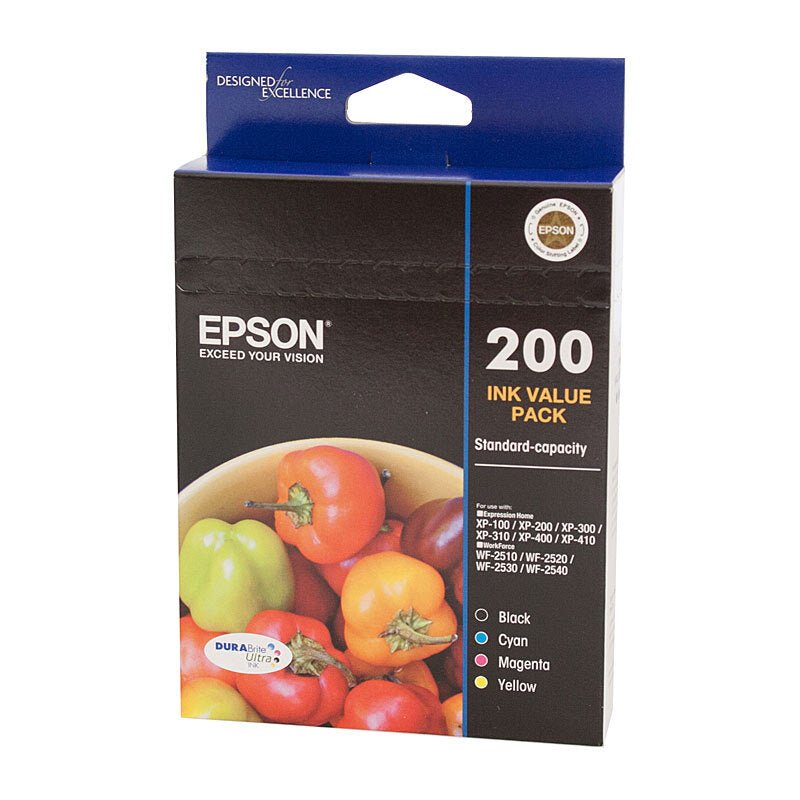 Epson 200 4 Ink Value Pack - Cartridge West