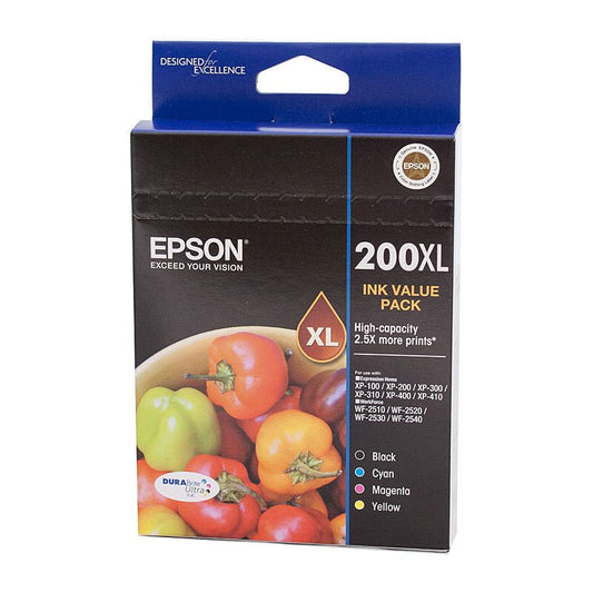 Epson 200XL 4 Ink Value Pack - Cartridge West
