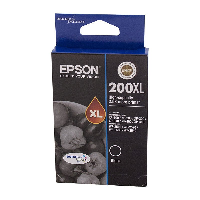 Epson 200XL Black Ink Cart - Cartridge West