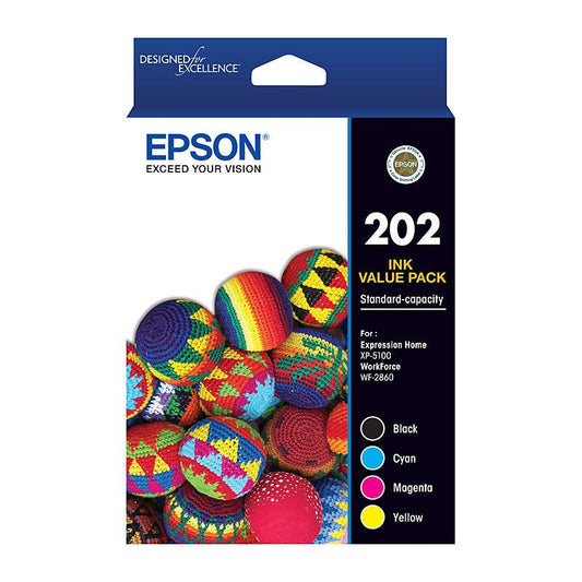 Epson 202 4 Ink Value Pack - Cartridge West