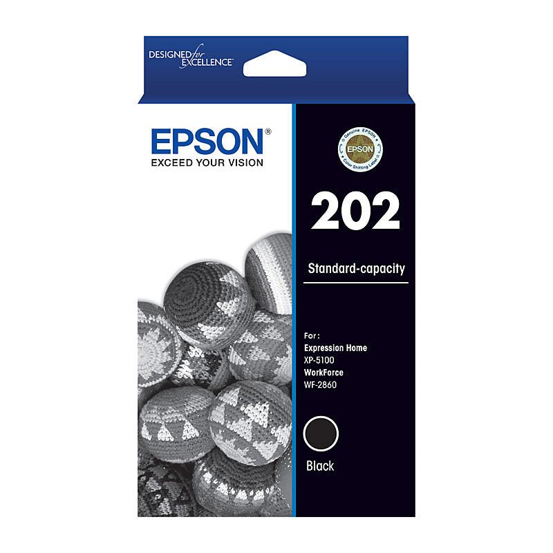 Epson 202 Black Ink Cart - Cartridge West