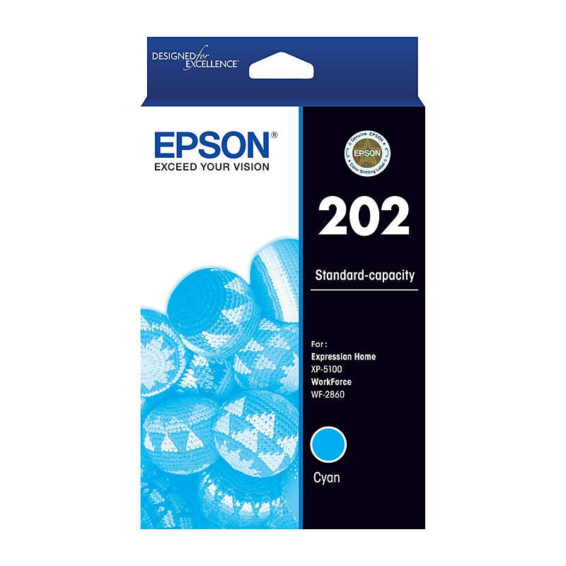 Epson 202 Cyan Ink Cart - Cartridge West