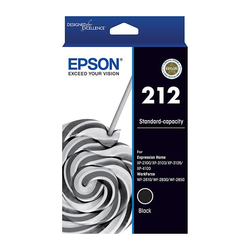 Epson 212 Black Ink Cart - Cartridge West