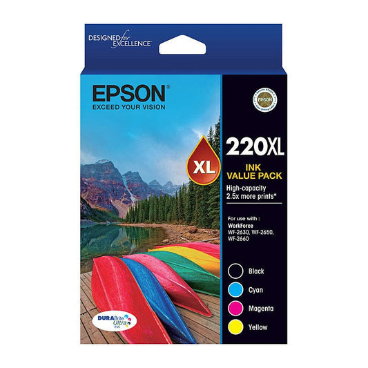 Epson 220XL 4 Ink Value Pack - Cartridge West
