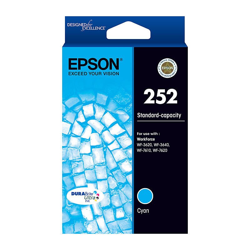 Epson 252 Cyan Ink Cart - Cartridge West