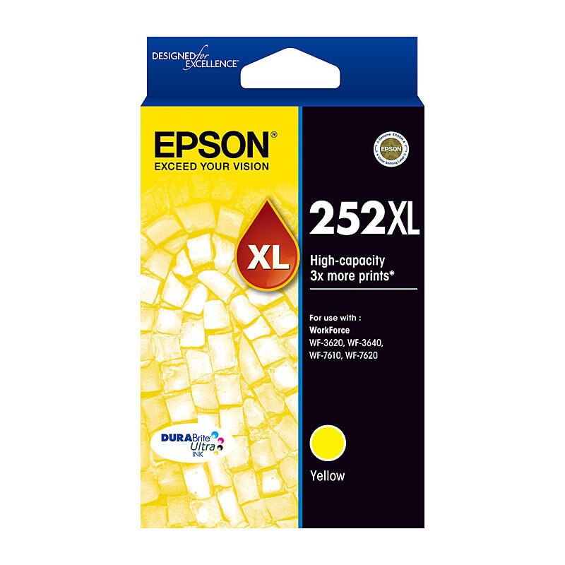 Epson 252XL Yellow Ink Cart - Cartridge West