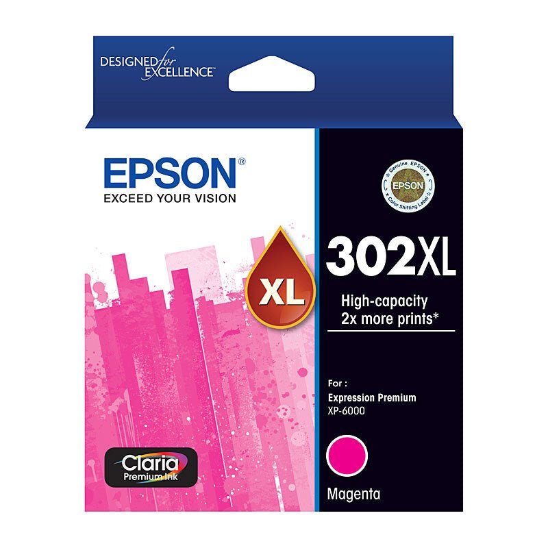 Epson 302XL Magenta Ink Cart - Cartridge West