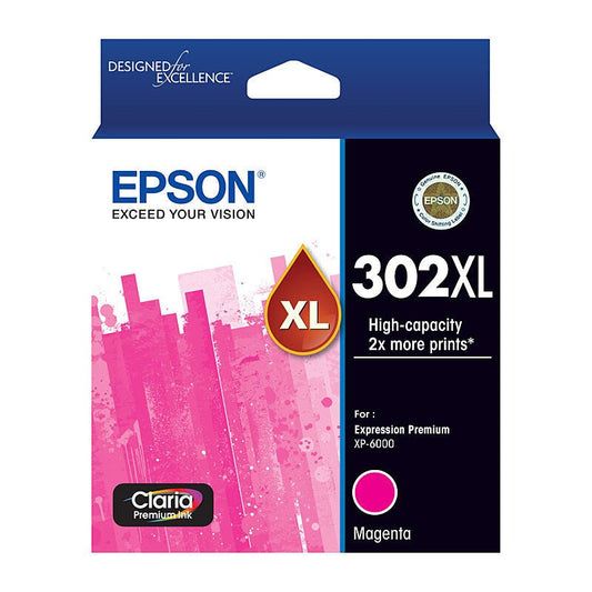 Epson 302XL Magenta Ink Cart - Cartridge West