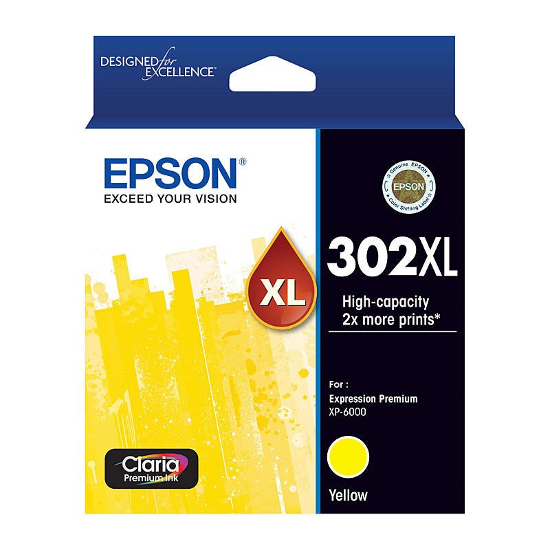 Epson 302XL Yellow Ink Cart - Cartridge West