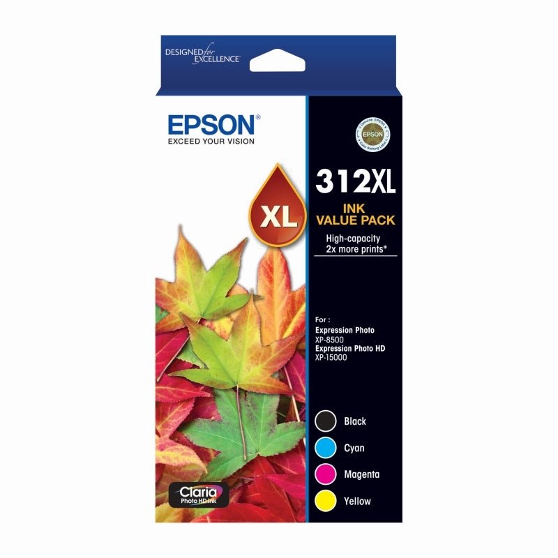 Epson 312XL CMYK Colour Pack - Cartridge West
