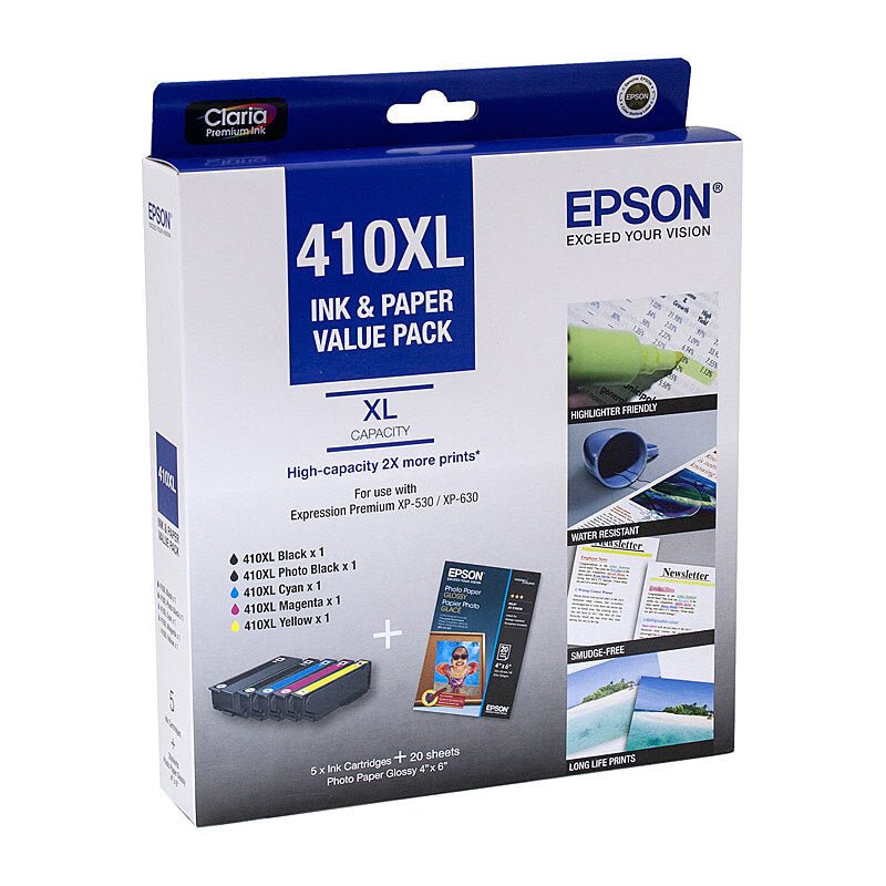 Epson 410XL 5 Ink Value Pack - Cartridge West