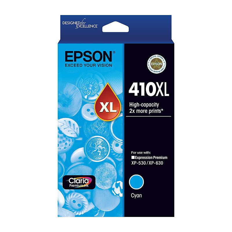 Epson 410XL Cyan Ink Cart - Cartridge West