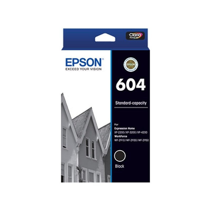 Epson 604 Black Ink Cart - Cartridge West