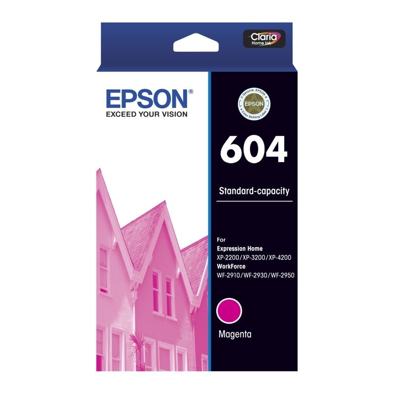 Epson 604 Magenta Ink Cart - Cartridge West