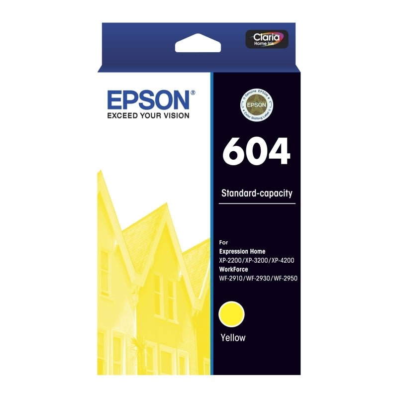 Epson 604 Yellow Ink Cart - Cartridge West