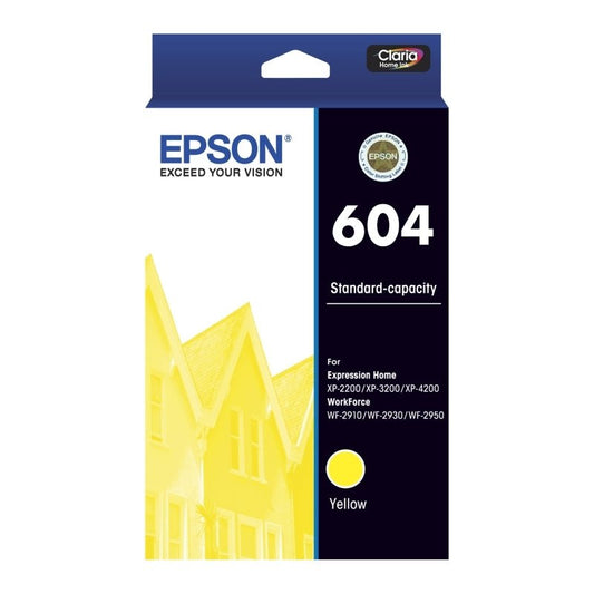 Epson 604 Yellow Ink Cart - Cartridge West