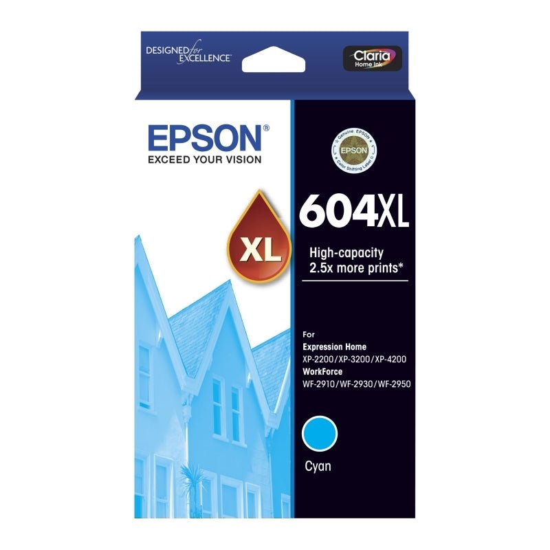 Epson 604XL Cyan Ink Cart - Cartridge West