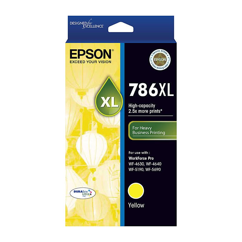 Epson 786XL Yellow Ink Cart - Cartridge West
