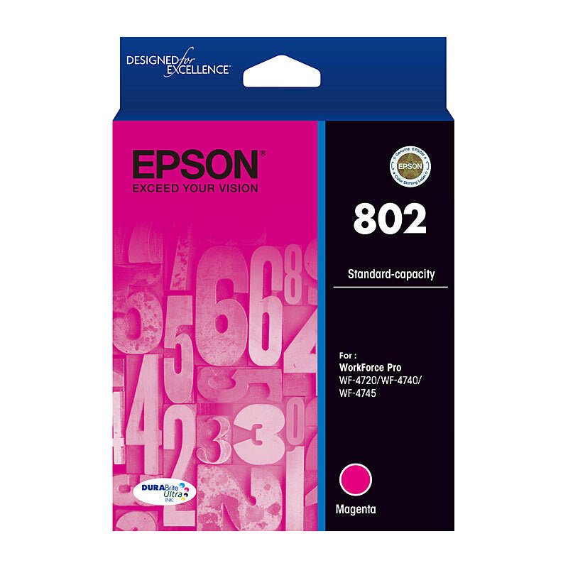 Epson 802 Magenta Ink Cart - Cartridge West