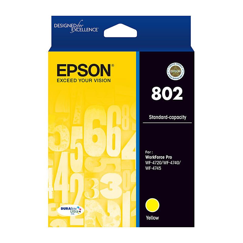 Epson 802 Yellow Ink Cart - Cartridge West