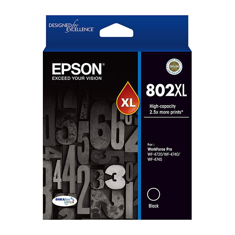 Epson 802XL Black Ink Cart - Cartridge West