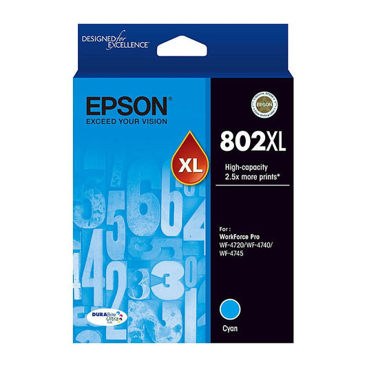 Epson 802XL Cyan Ink Cart - Cartridge West